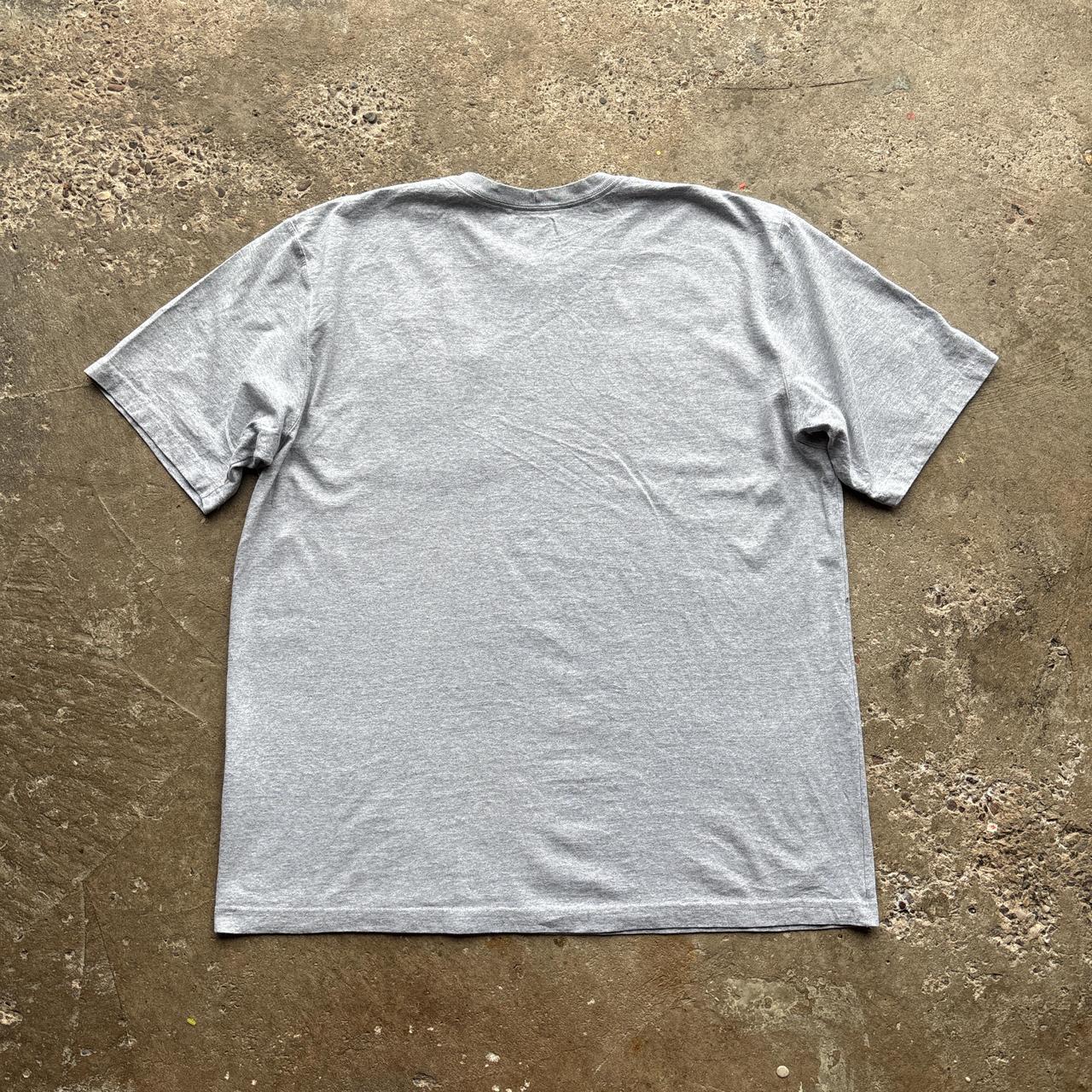 Grey Carhartt pocket tee with company logo - XL