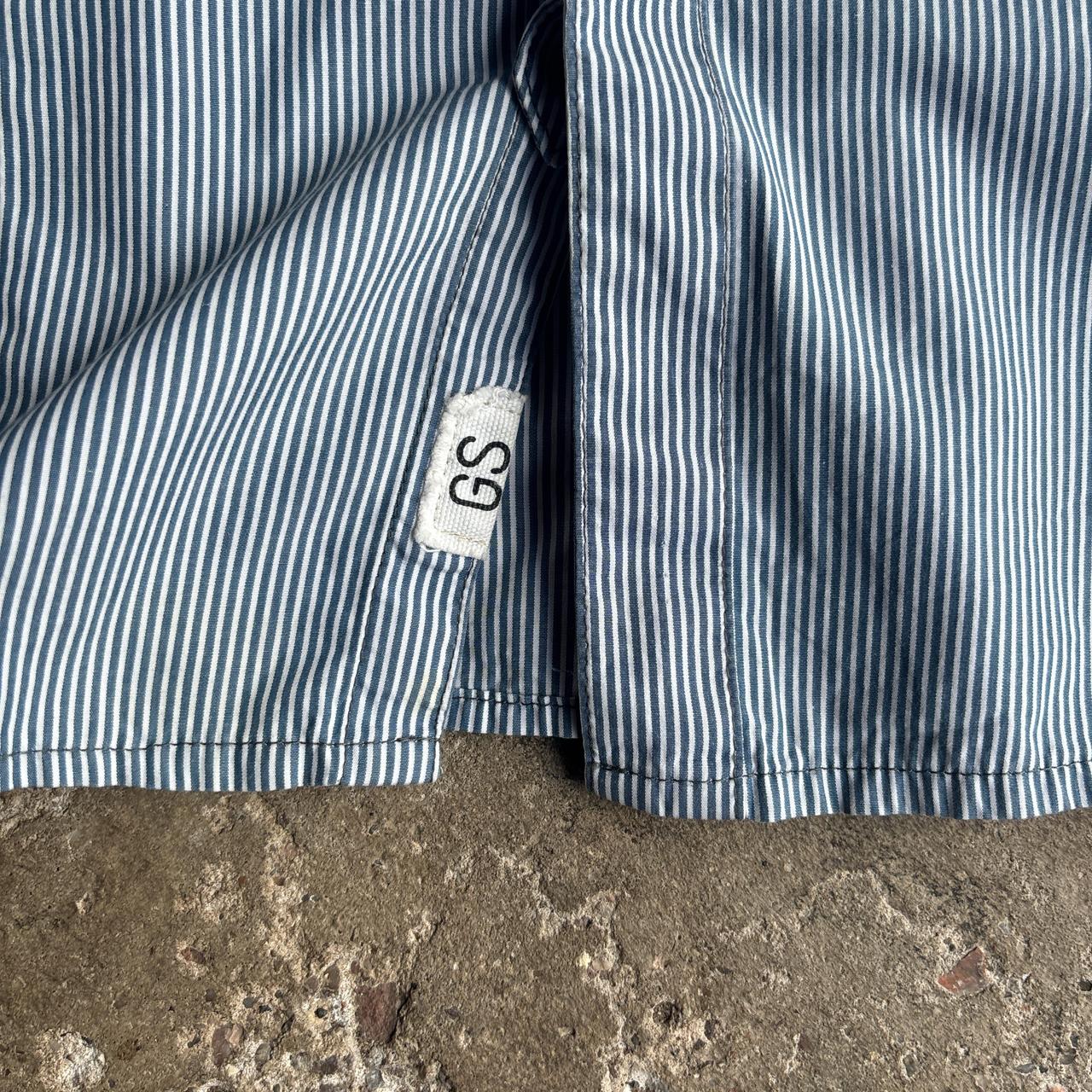 Blue & White G-STAR Long-Sleeve Shirt
