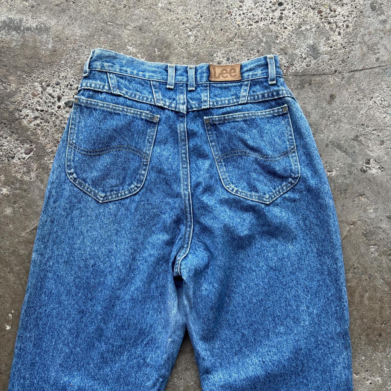 Blue Lee mom stonewashed jeans - W26