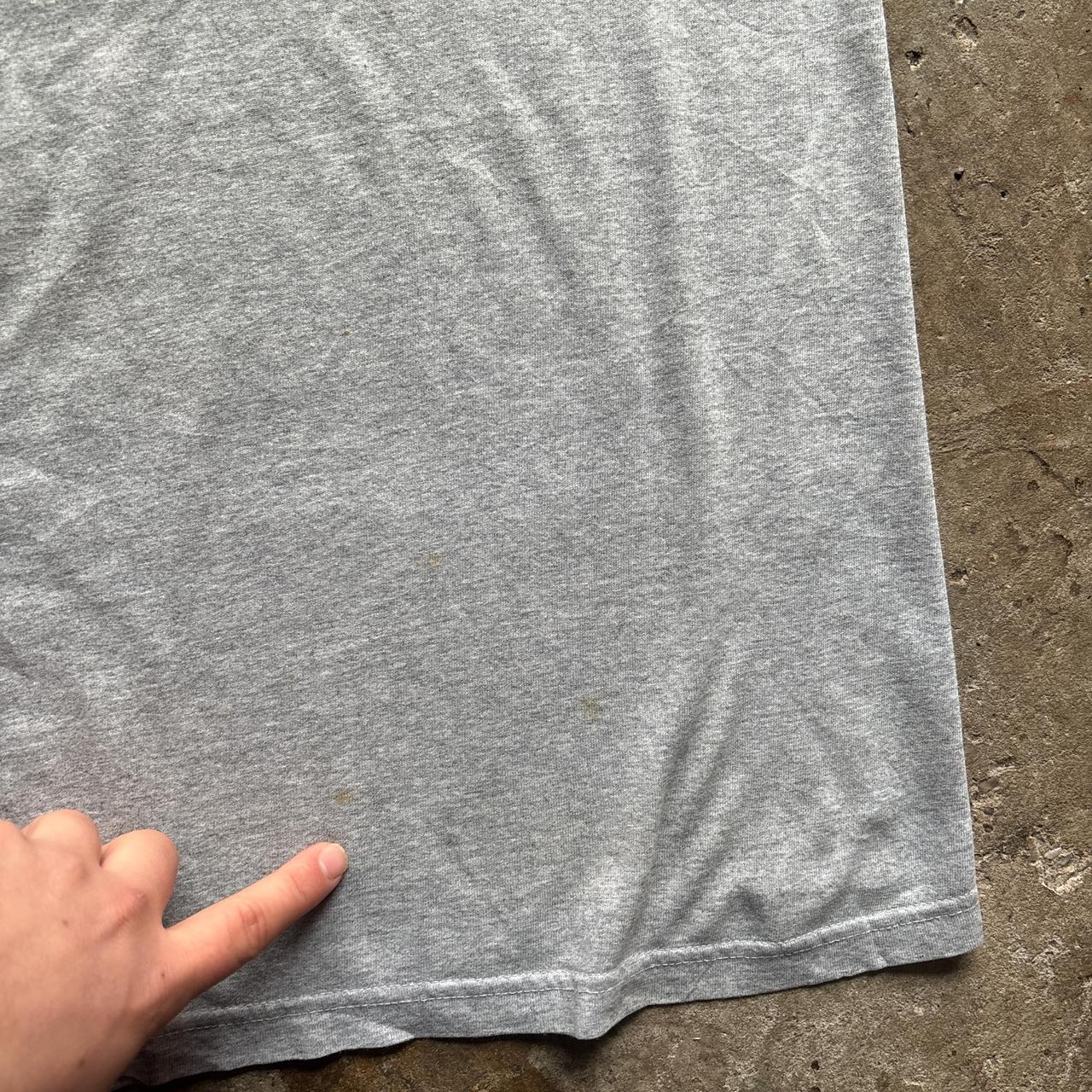 00s Grey Adidas graphic  t-shirt - M