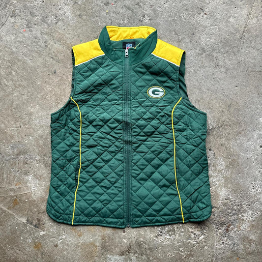 Green Bay Packers quilted puffer gilet