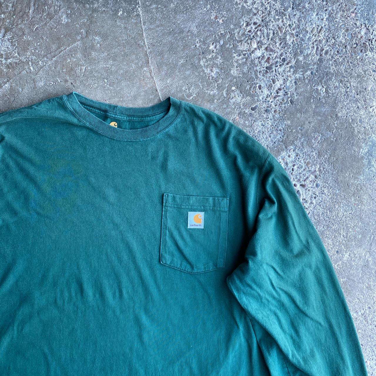 Green Carhartt Long-Sleeve T-Shirt - XL