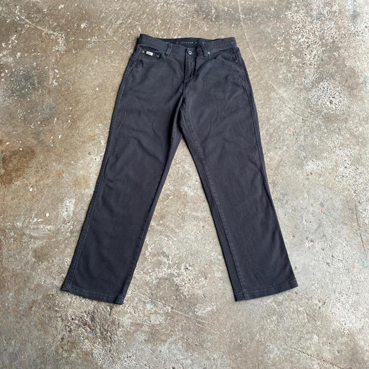 Black Stretch Lee Denim Jeans - W30