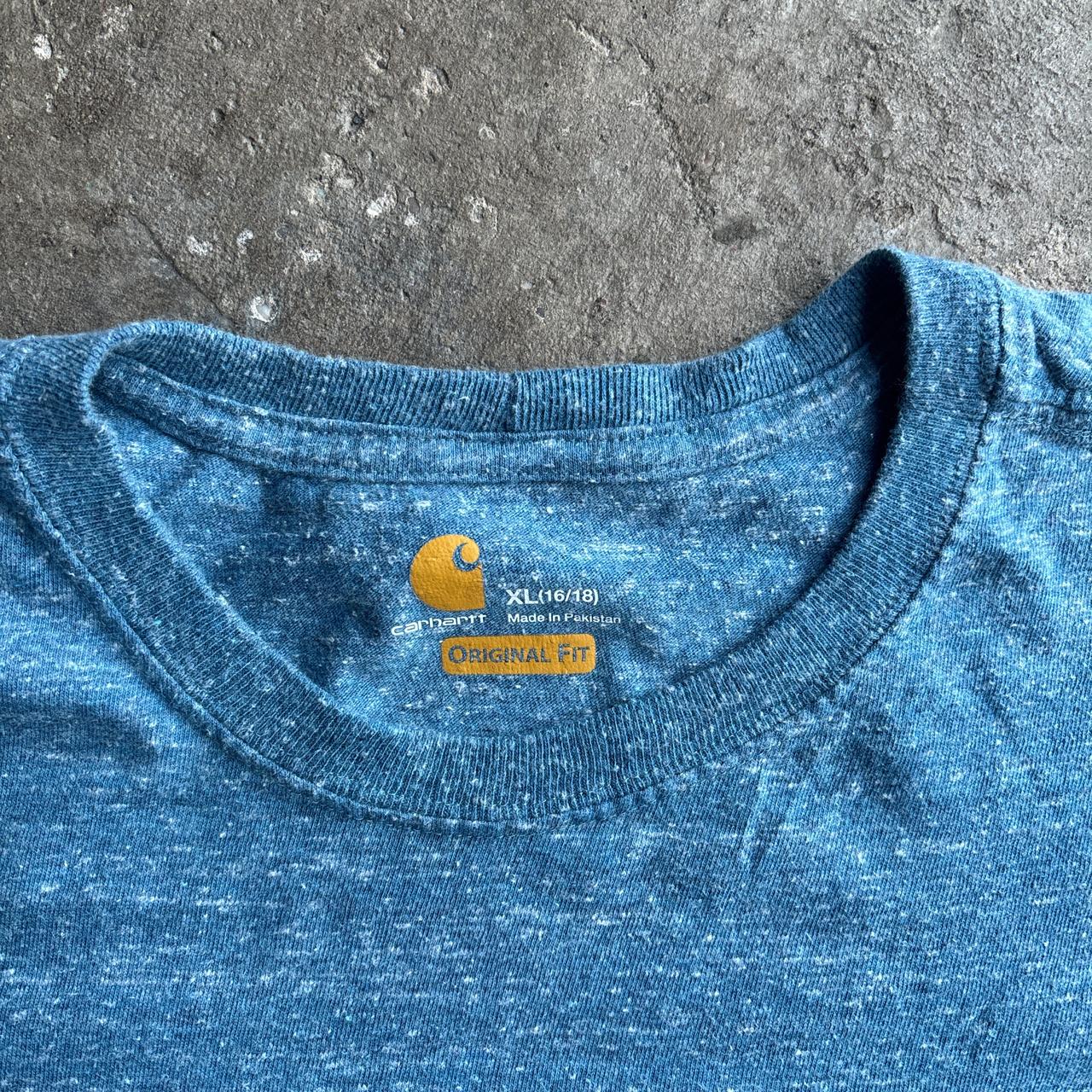 Textured Light Blue Classic Carhartt T-Shirt