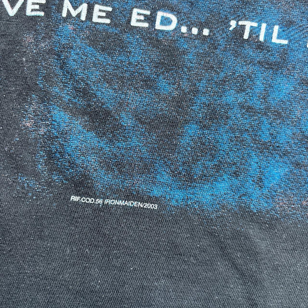Black Iron Maiden 2000 “Give Me Ed Til I’m Dead” Tour T-shirt