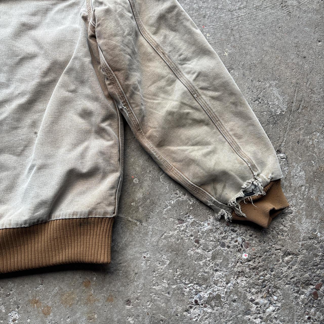 Distressed Tan Carhartt Active Jacket - M