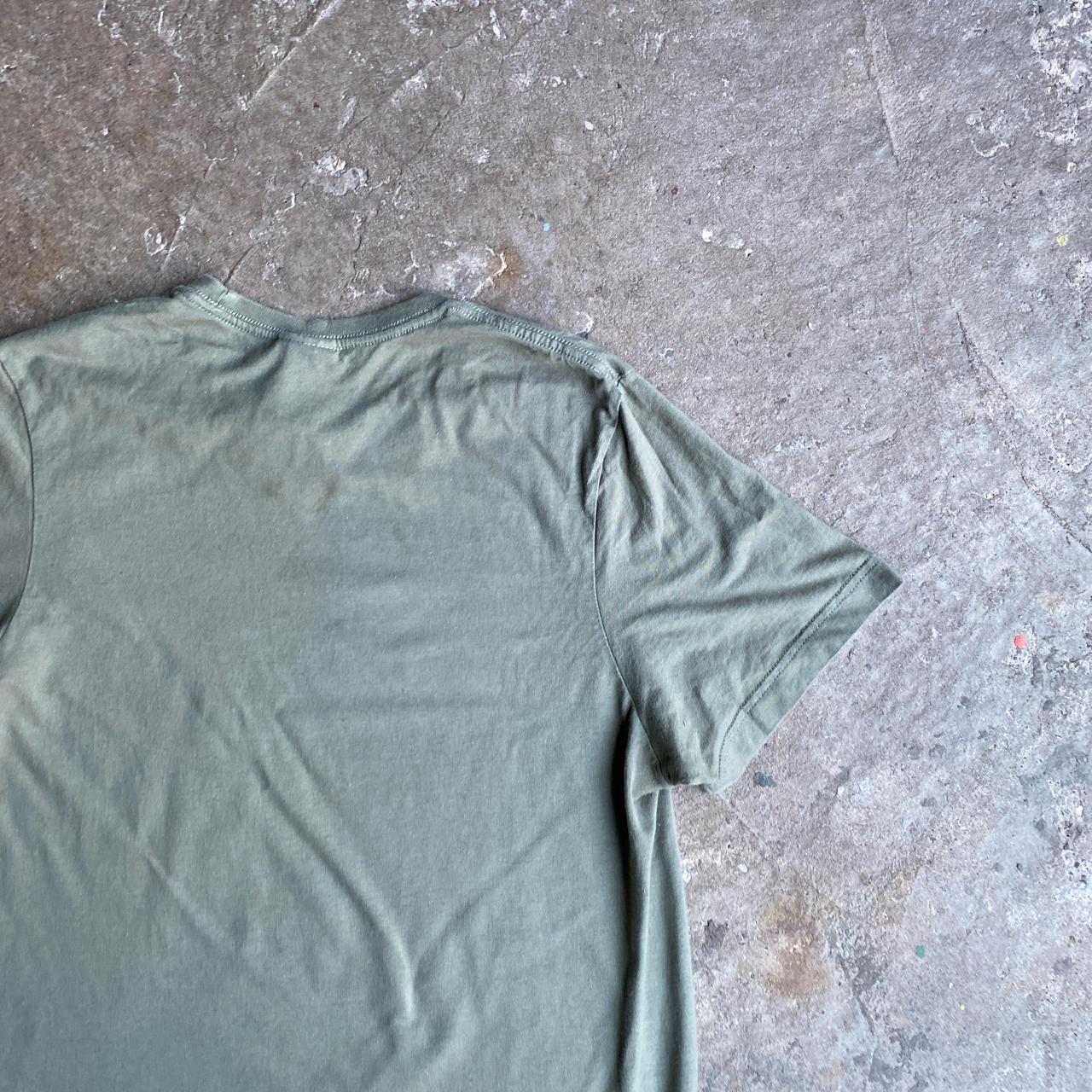 Olive Green Adidas Graphic T-Shirt - S
