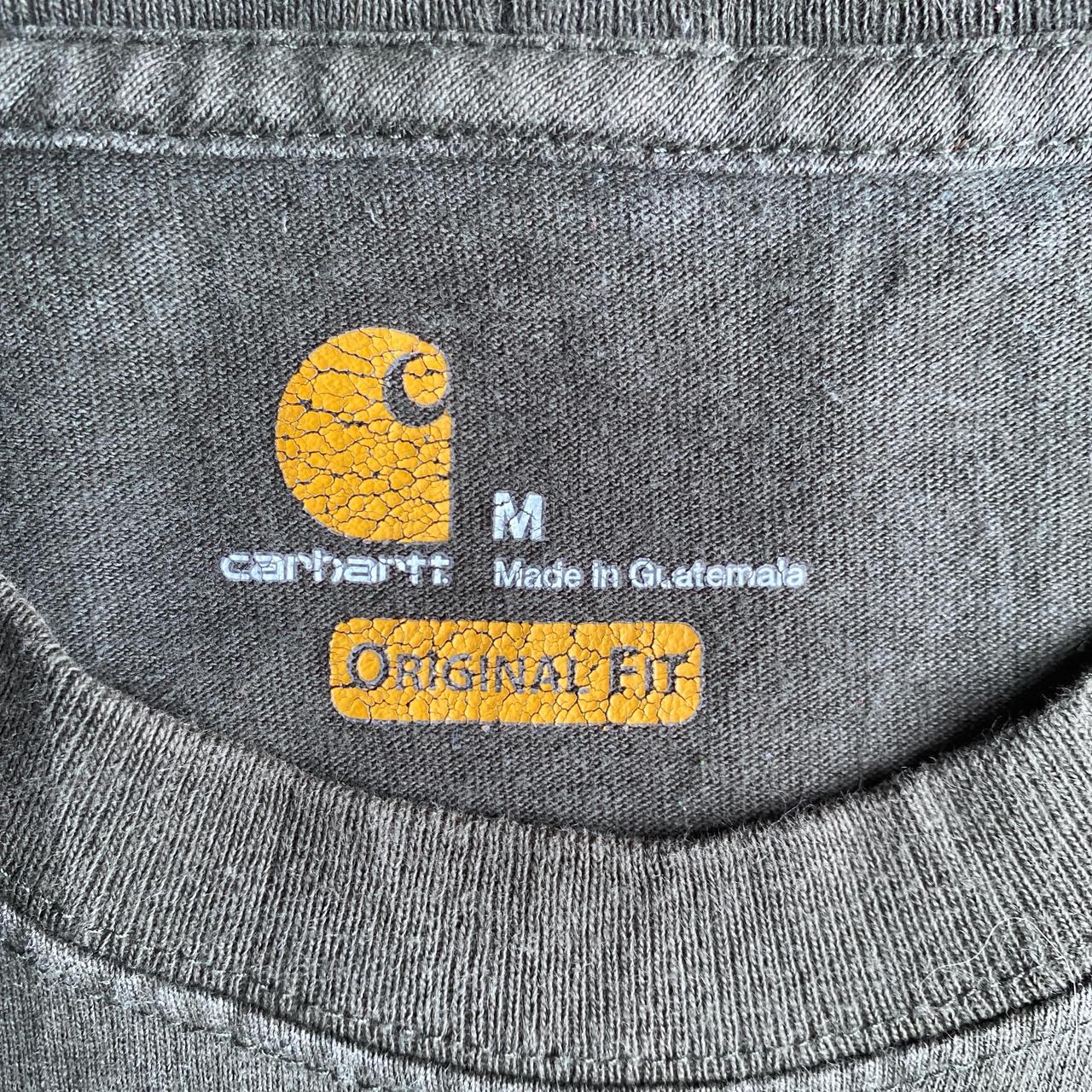 Khaki Green Carhartt Single Pocket T-Shirt- M