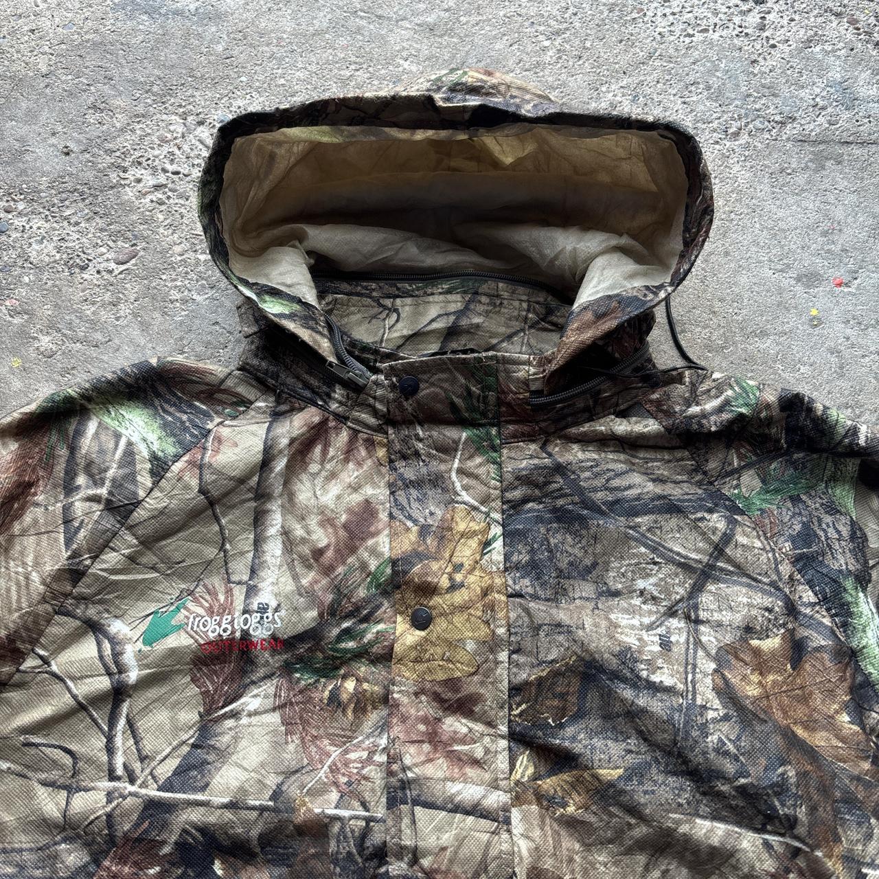 Vintage real tree hunting jacket - L