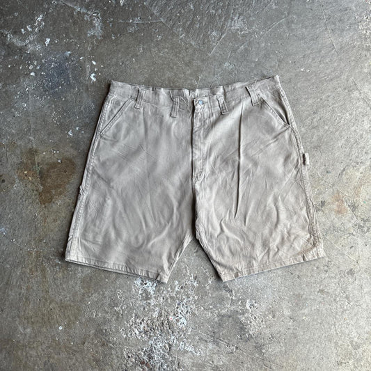 Tan Wrangler Carpenter Shorts