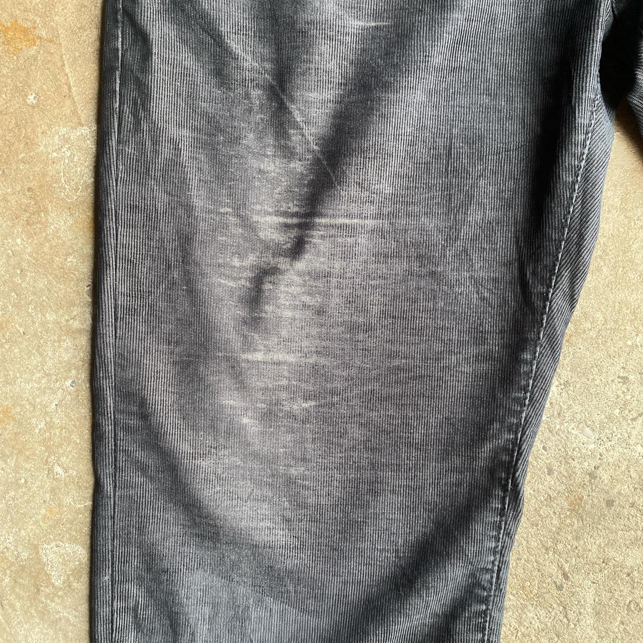 Washed Black Calvin Klein Jeans Corduroy Trousers - 36