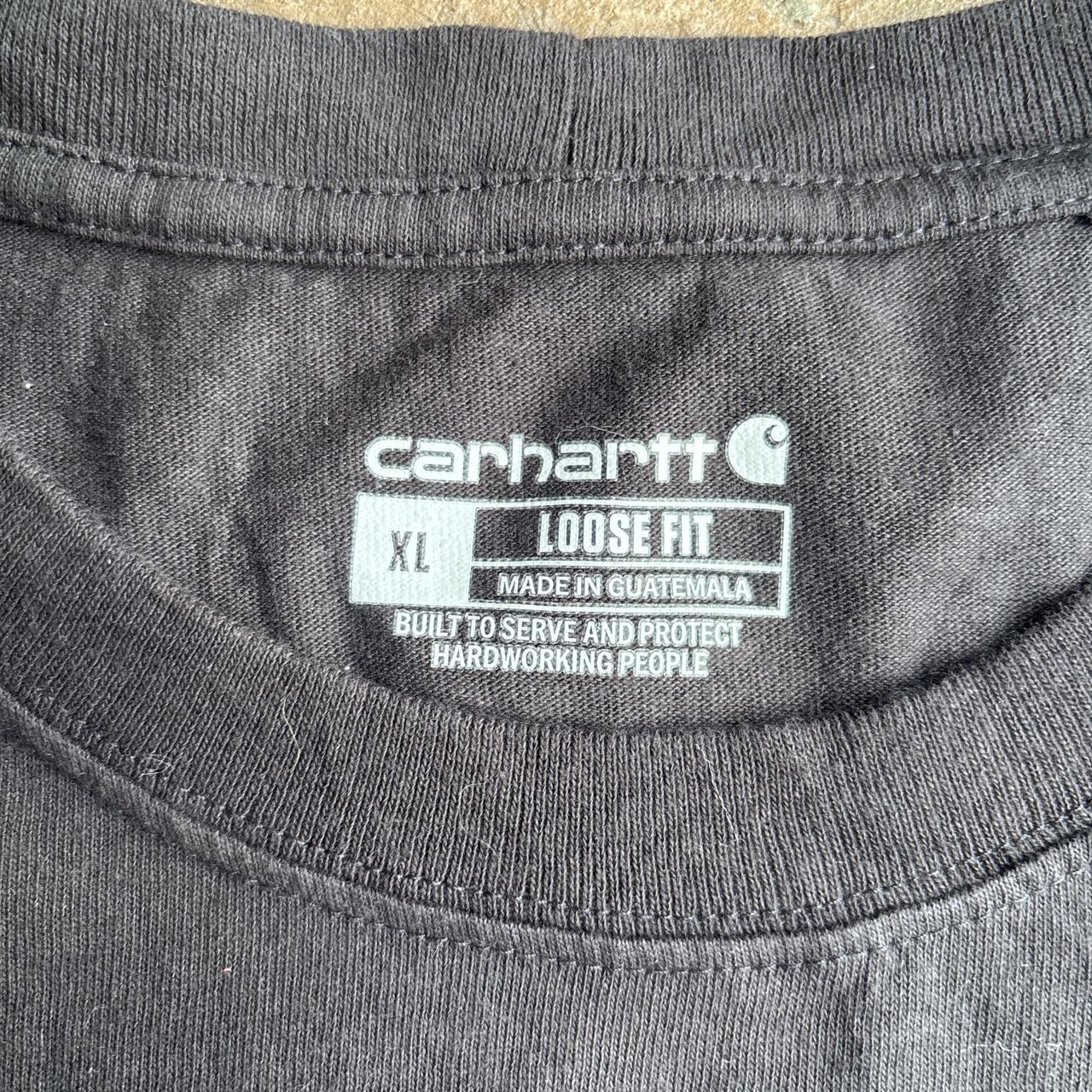 Black Carhartt Long-Sleeve T-Shirt - XL