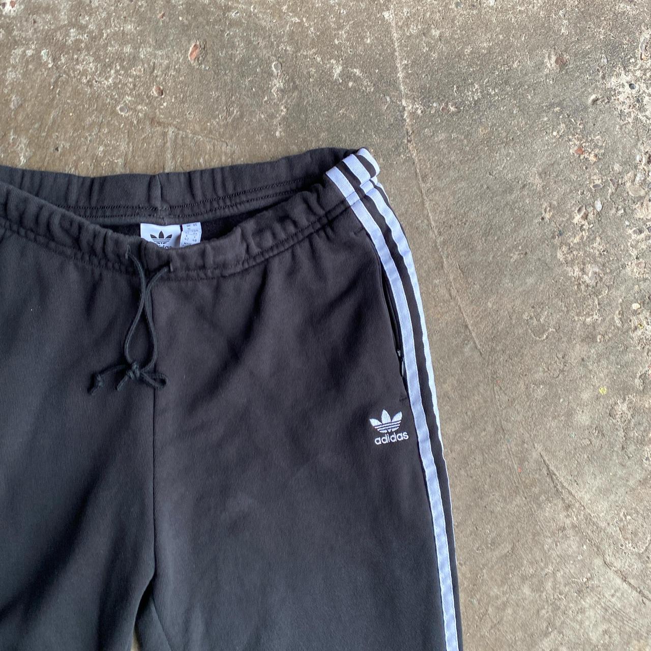 Black Adidas 3 Stripe Track Pants - 16 (women’s)
