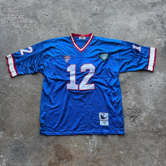 Men's Jim Kelly Royal Buffalo Bills 1994 Authentic Jersey