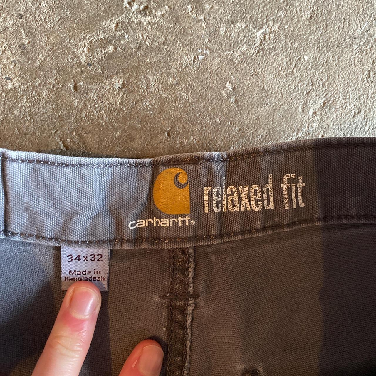 Grey Carhartt Carpenter Pants - W34