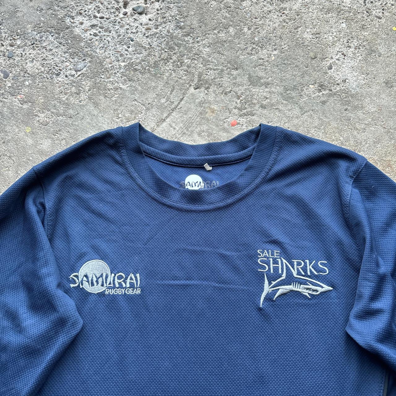 Navy Sale Sharks Samurai long-sleeve top - L (boys)