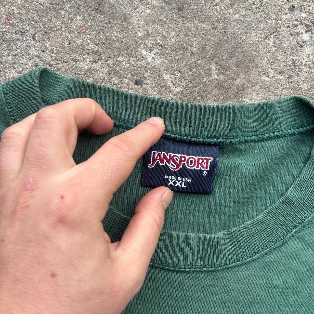 90s green Jansport long sleeve - XXL