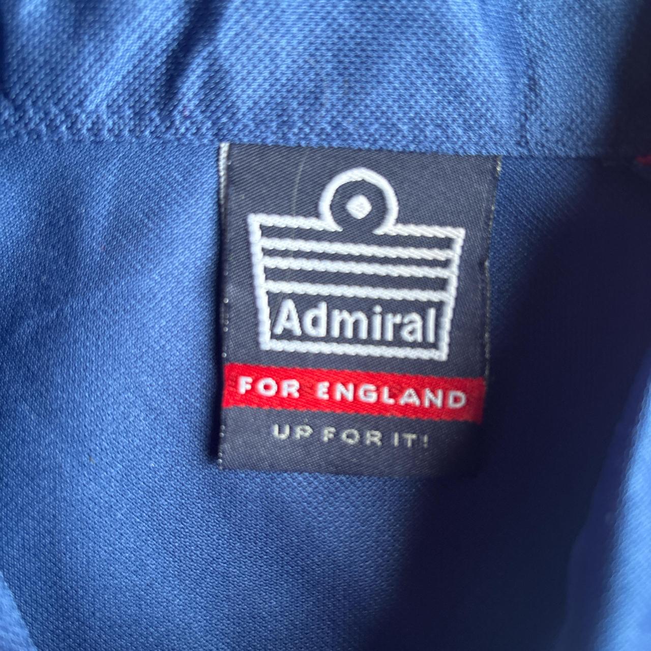 2006 England Admiral One Day Cricket Shirt
