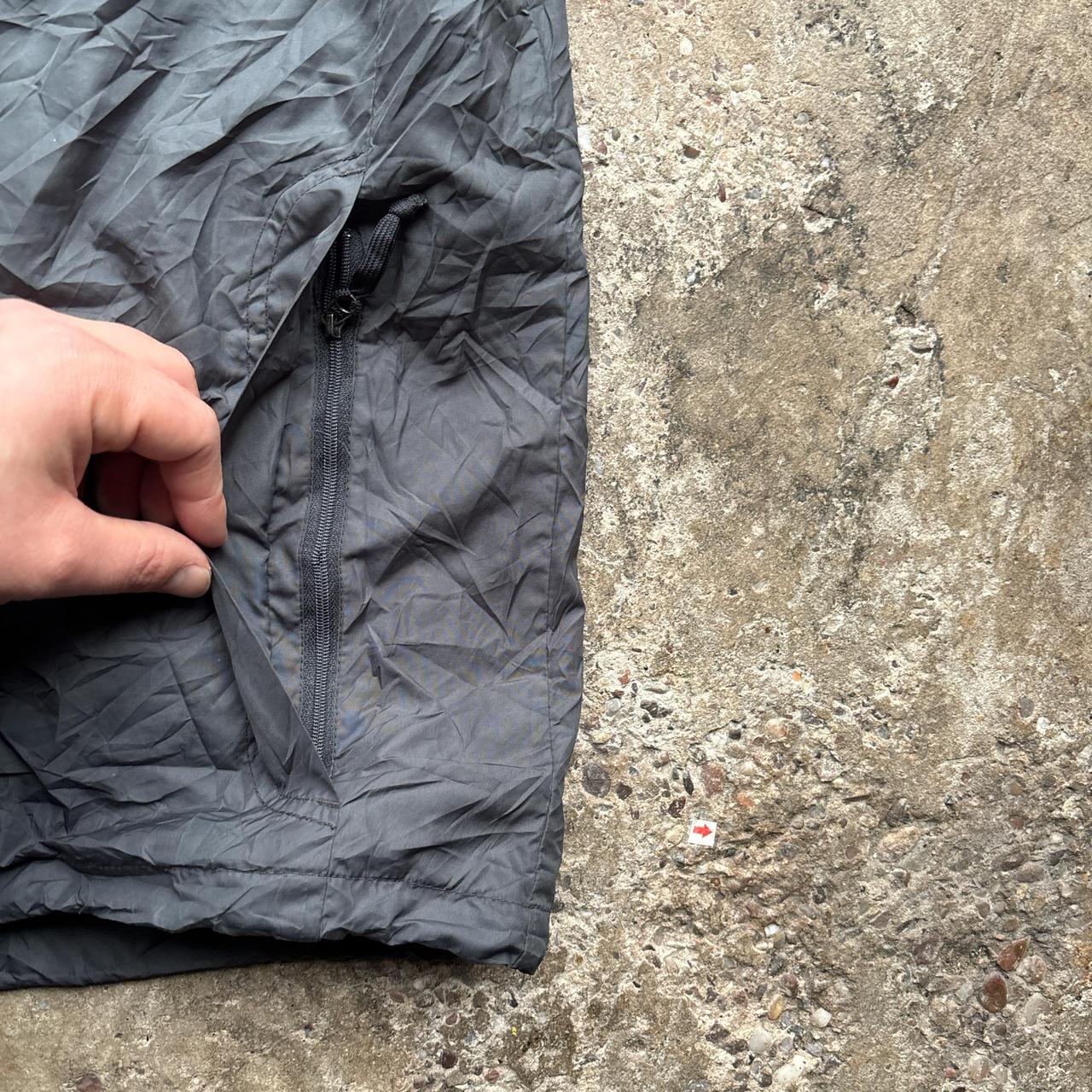 90s Nike black and orange windbreaker jacket