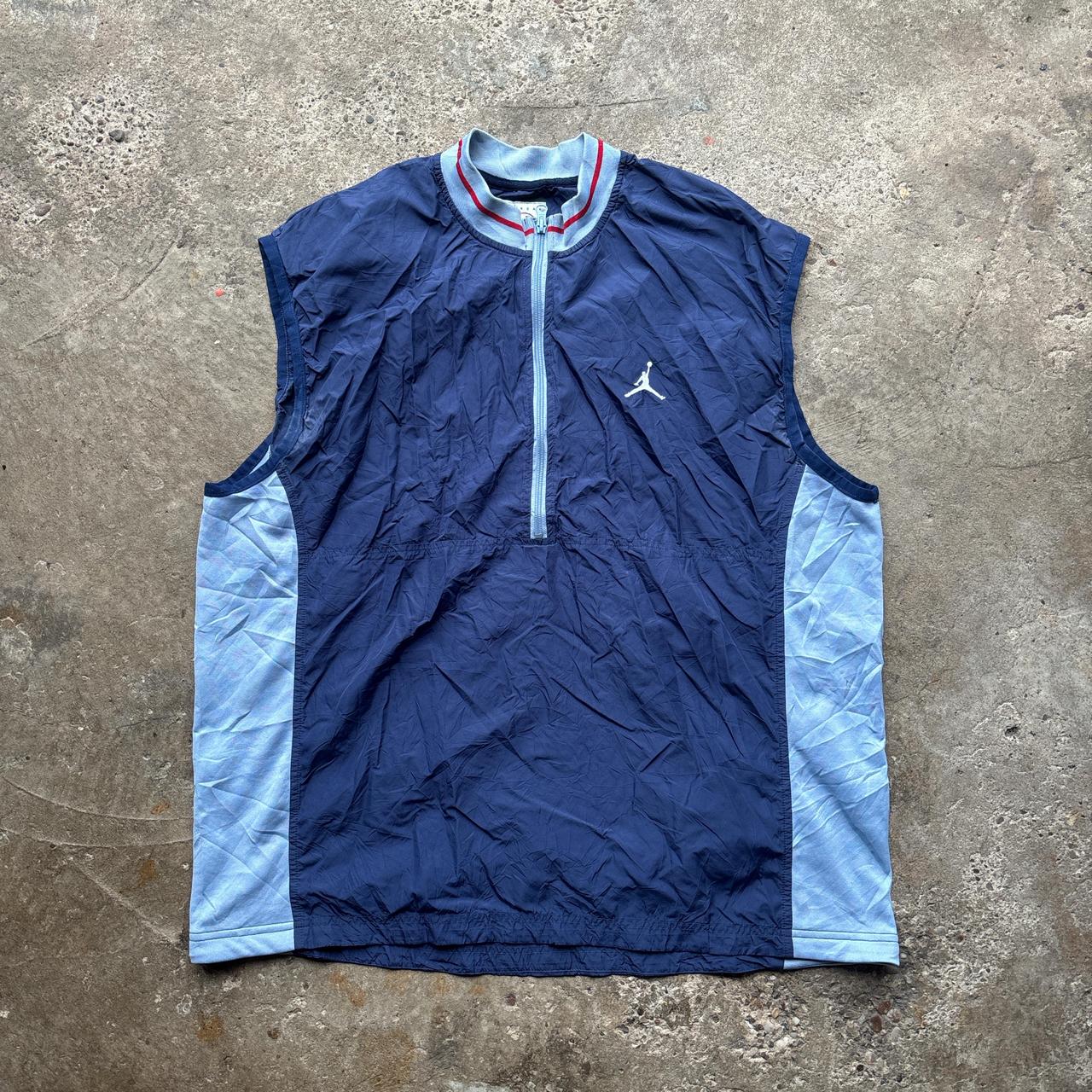 Blue and navy Jordan body warmer
