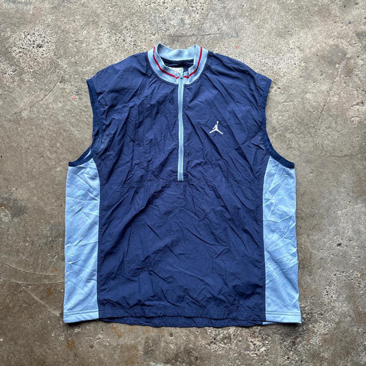 Blue and navy Jordan body warmer