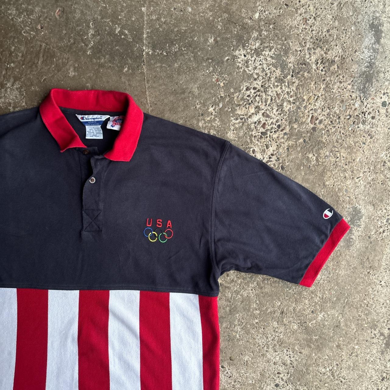 Vintage USA Olympics Champion Polo Shirt - L