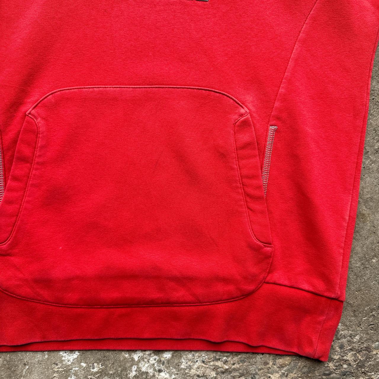 Red and grey puma hoody