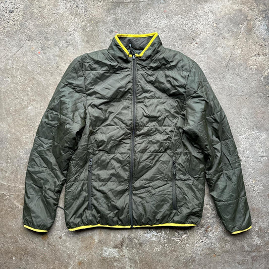 Khaki puffer jacket