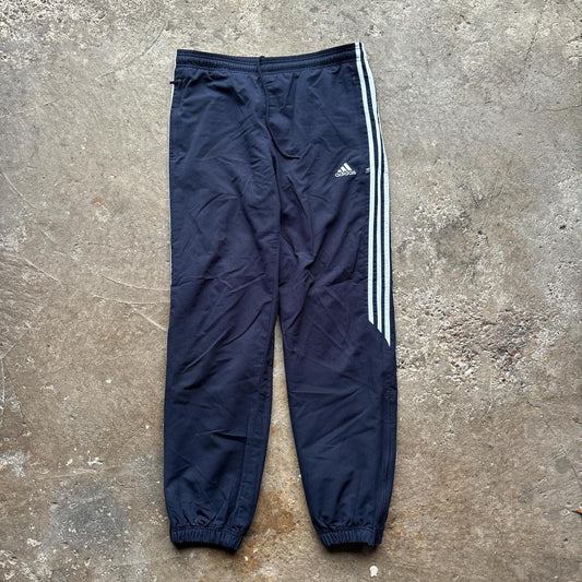 00s Navy Adidas track pants with drawstring waist adidas