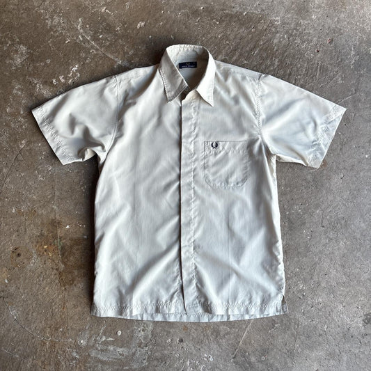Vintage cream Fred Perry short-sleeved shirt