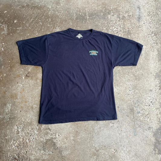 Dark Navy Graphic Bar T-Shirt - 2XL