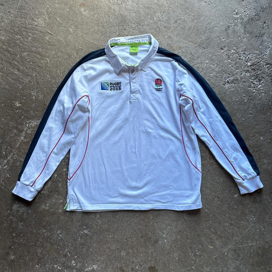 White England Rugby 2015 World Cup long-sleeve shirt - XL