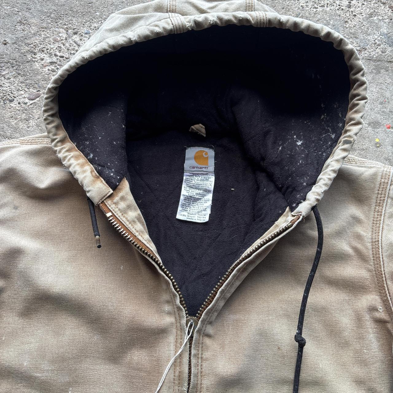 Distressed Tan Carhartt Active Jacket - M