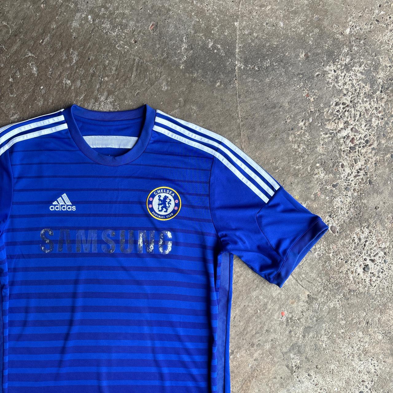 Blue Chelsea 2014/15 Adidas Home Shirt - L