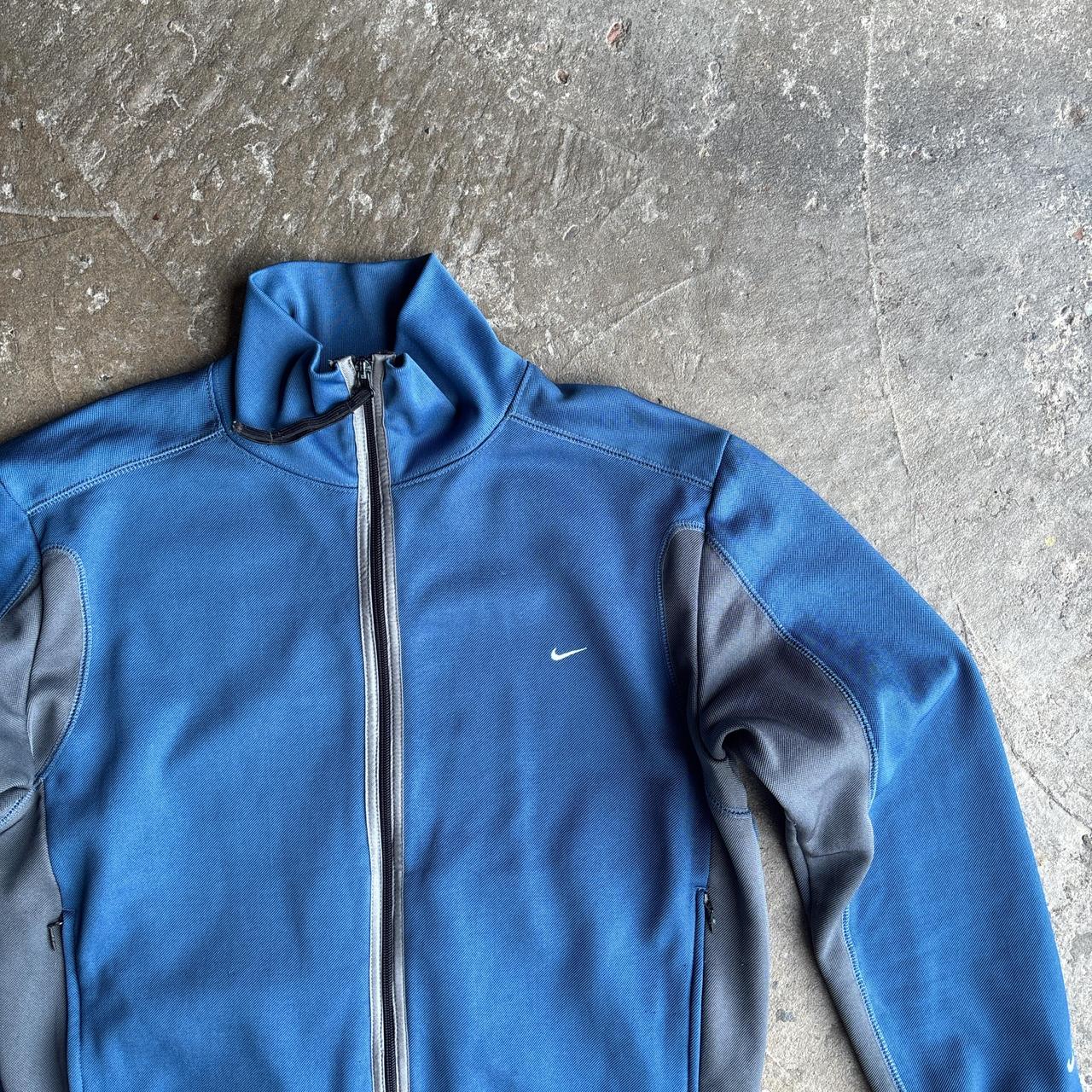 Blue & Grey Nike Full Zip Tracksuit Top