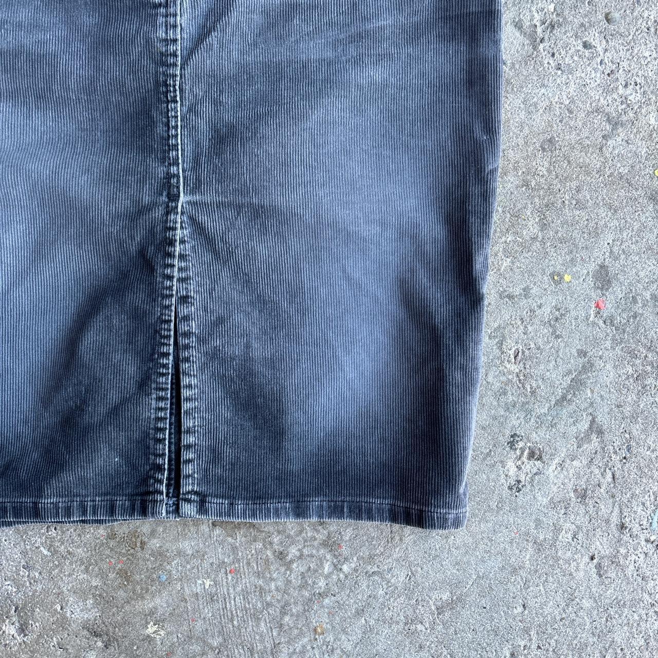Navy Corduroy French Connection / FCUK y2k Pencil Skirt