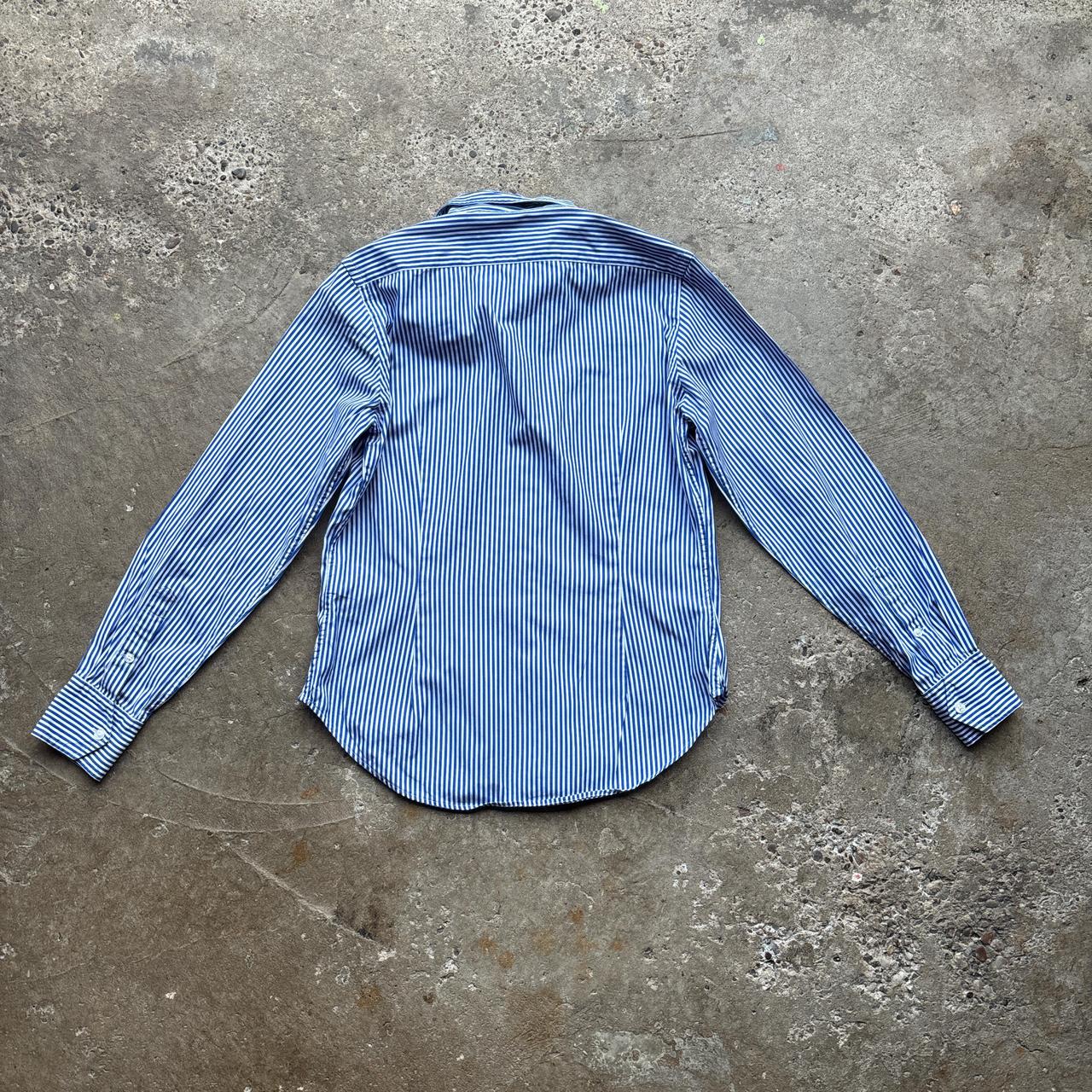 Blue and white striped Ralph Lauren Sport Shirt - size 8