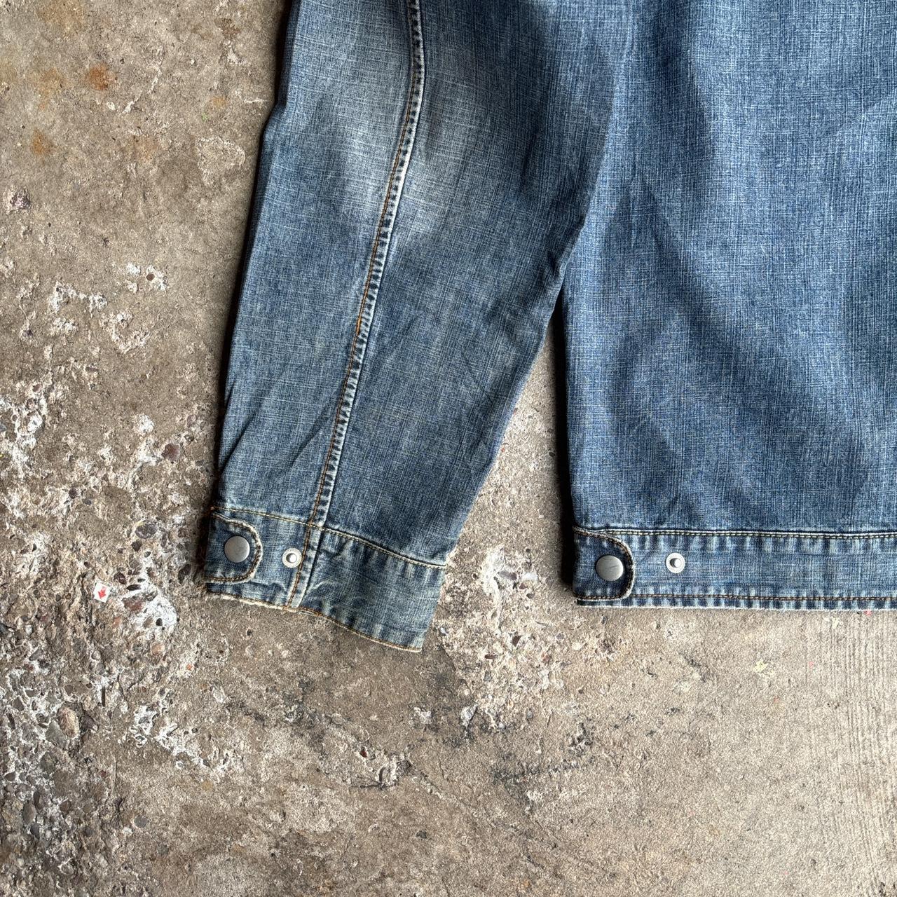 Washed Blue ‘Devred’ Y2K Denim Jacket