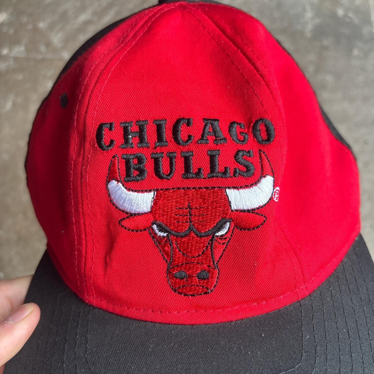 Red & Black 90s Chicago Bulls Snapback