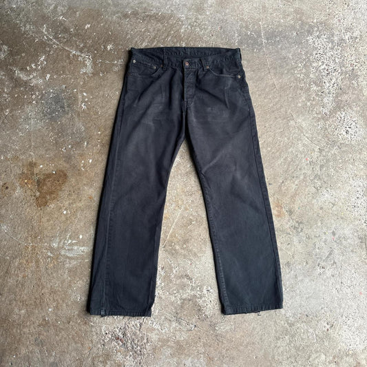 Washed Black Denim Levi’s 582 Jeans - W34