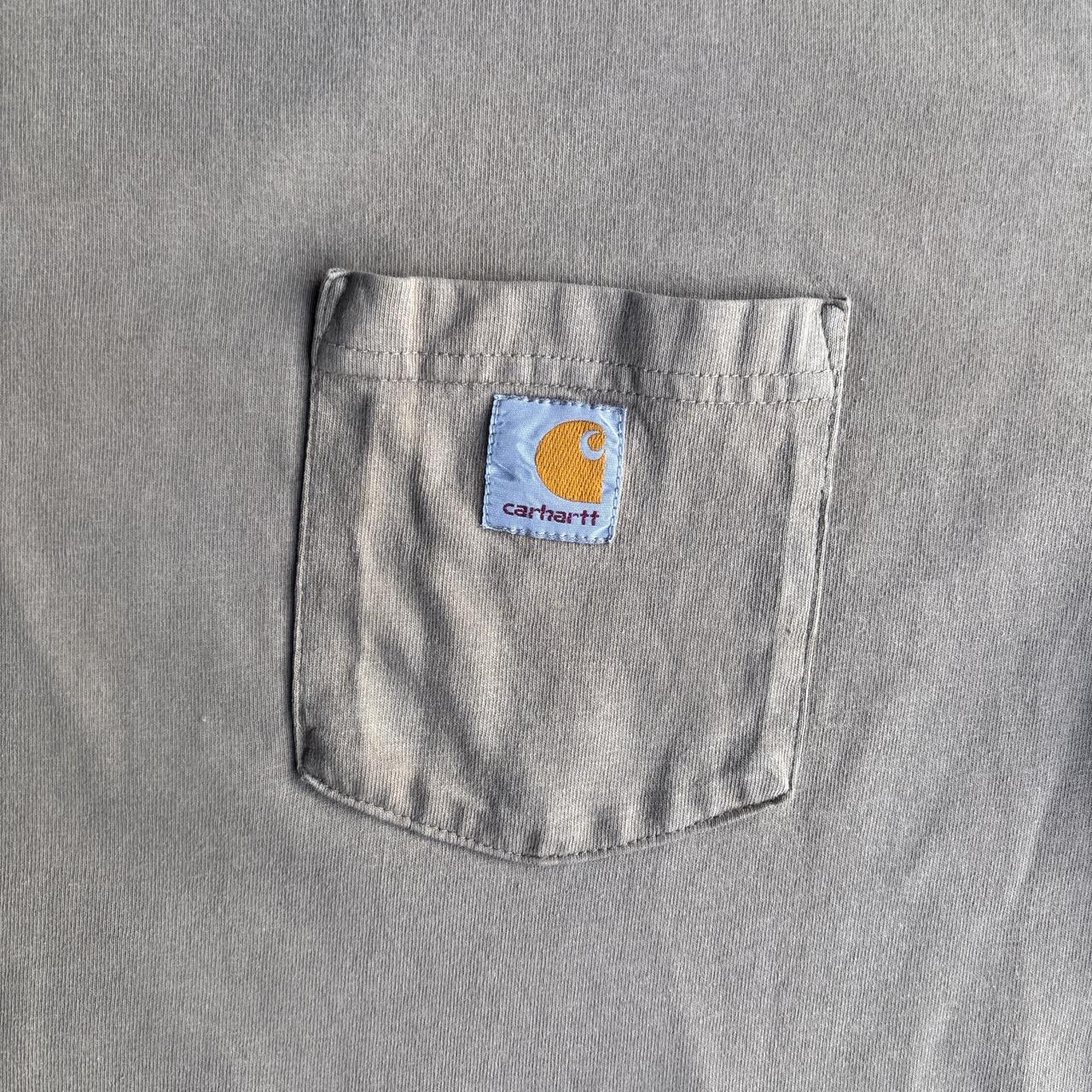 Beige Carhartt Single Pocket T-Shirt - XL