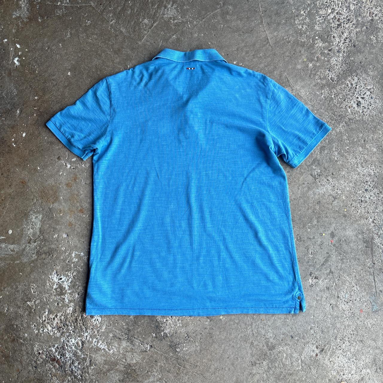 Blue Napapijri Cotton Polo Shirt