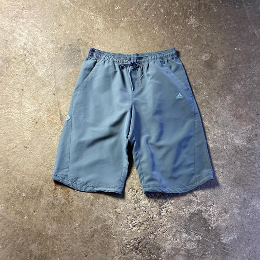 Grey Adidas 3/4 Length Sportswear Shorts - L