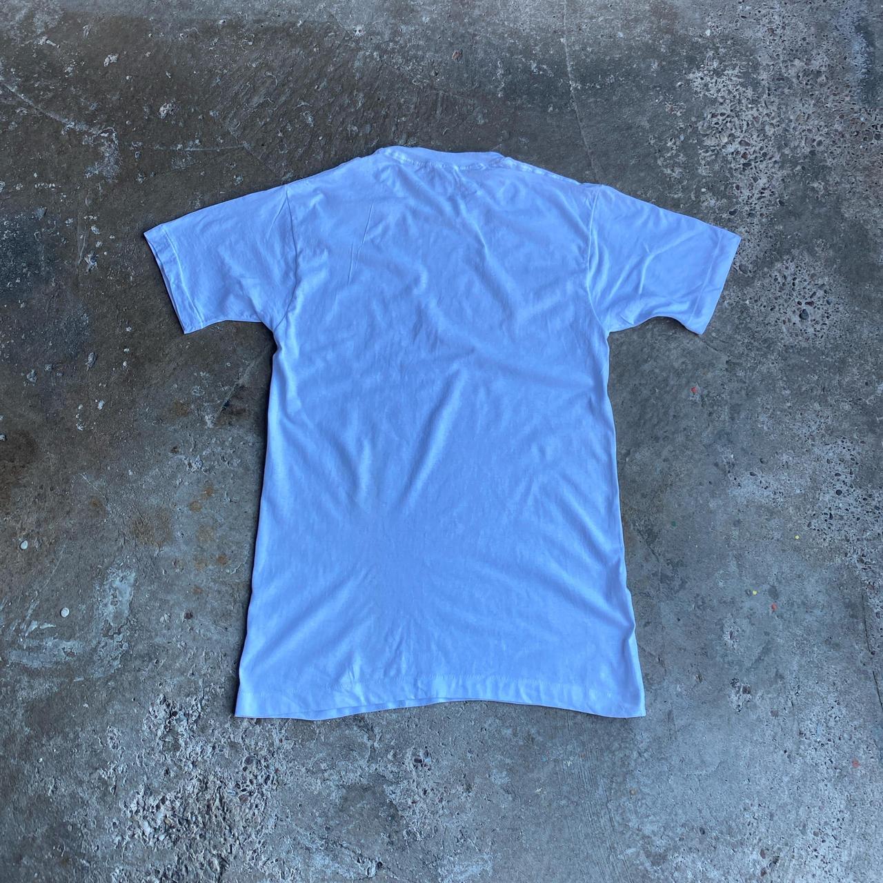 White Single Stitch Munsingwear T-Shirt - M