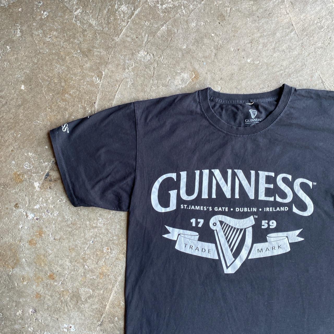 Vintage Black Guinness Graphic T-Shirt