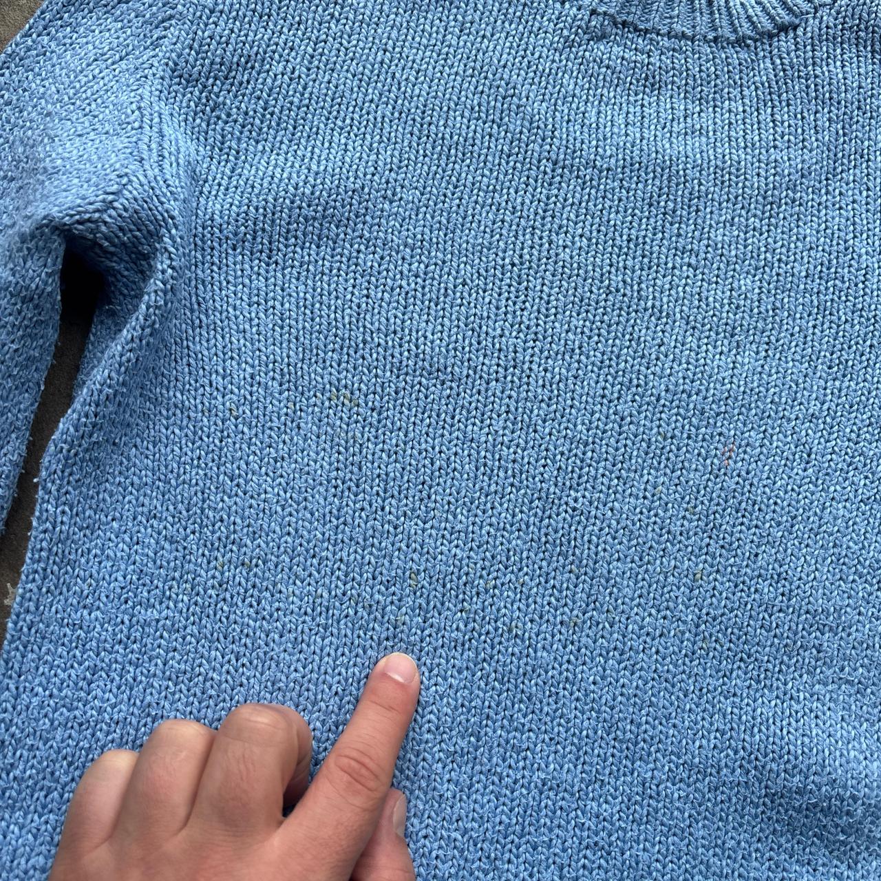 90s Blue Ralph Lauren knitted sweater - s
