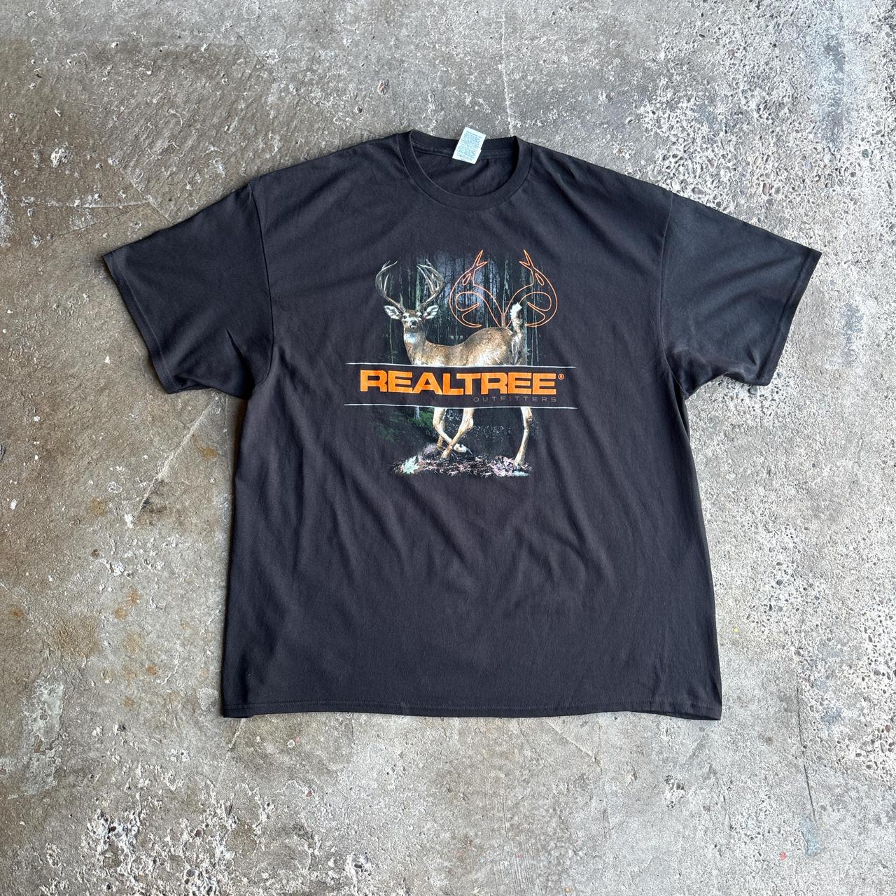 Black Realtree Graphic T-Shirt - 2XL
