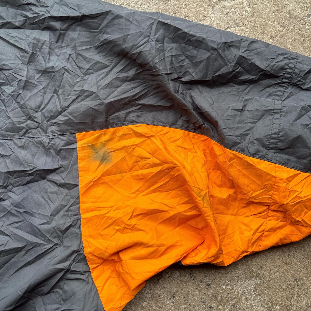 90s Nike black and orange windbreaker jacket