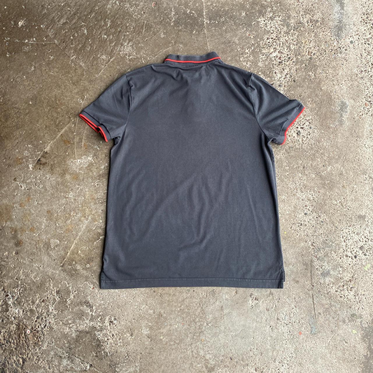 Grey Nike Manchester United Polo Shirt - L