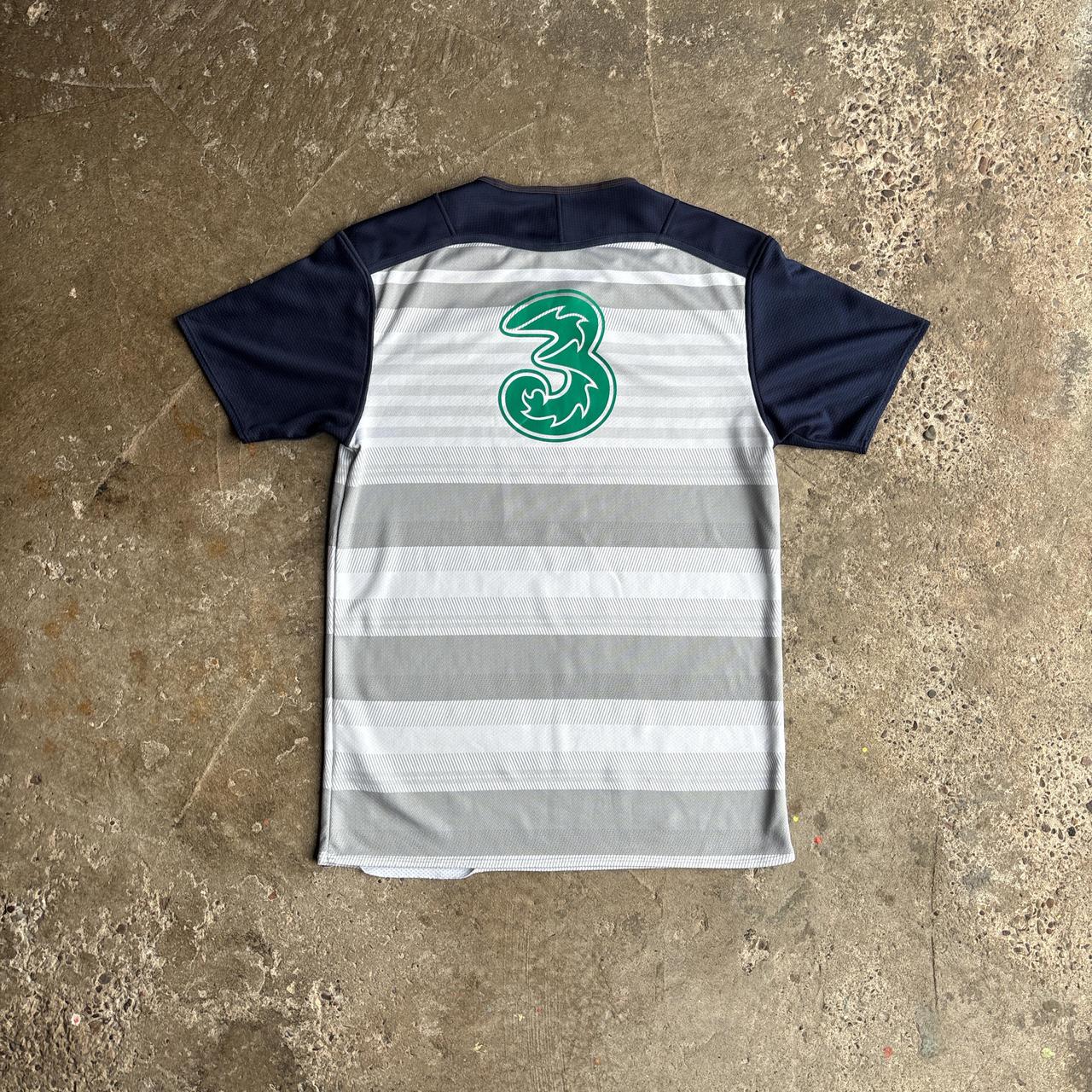 Navy & White Canterbury Ireland Rugby Union Shirt - S